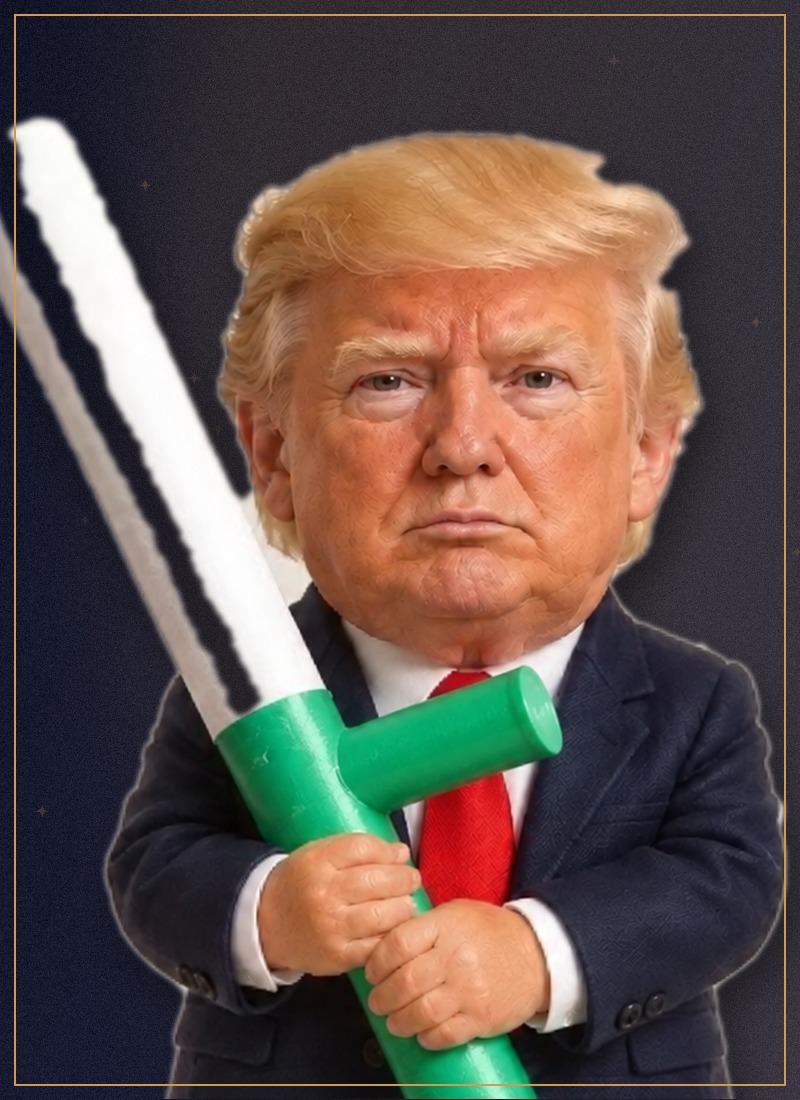 Trump Baton portrait