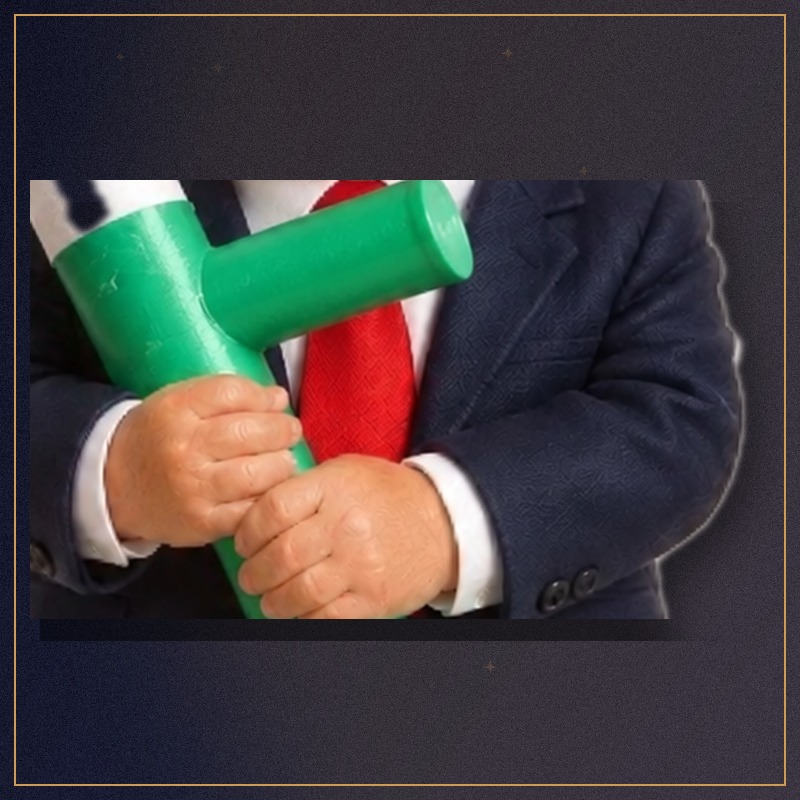 Trump Baton stance